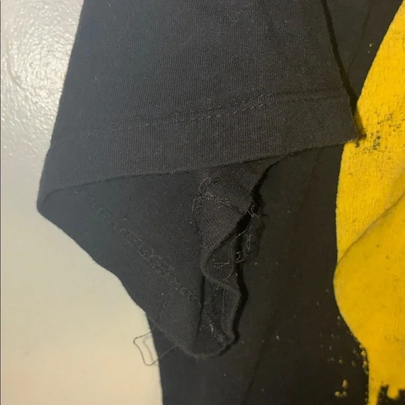 Old Navy - Black Graphic Tee with Yellow Wu-Tang Logo - Picture 4 of 4